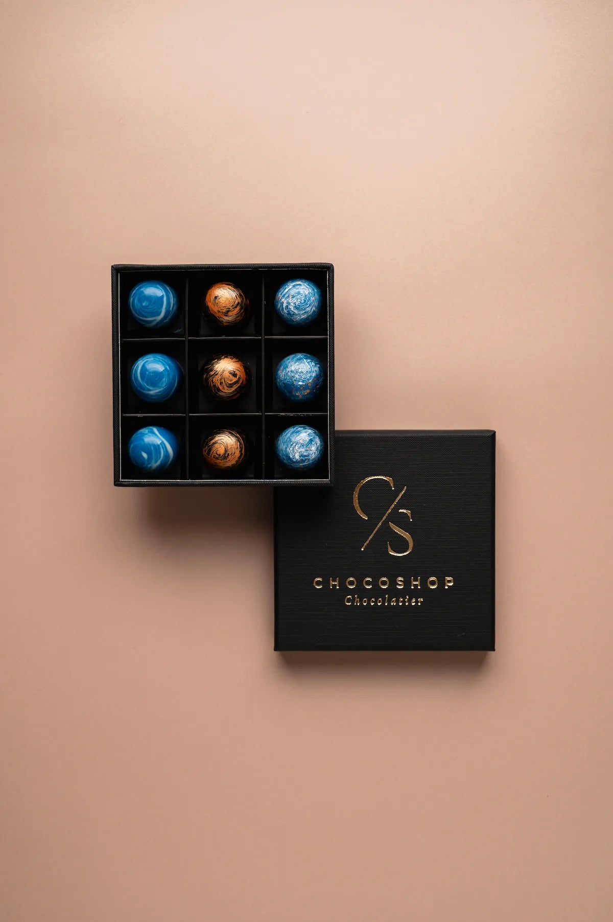 Selectie box - café & karamel 9 stuks